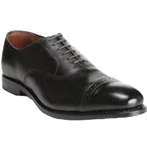 Allen Edmonds Clifton 3308 Cap Toe Derby Dress Shoes Leather Brogued Black 9.5